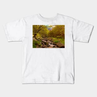 A stream in the forest Kids T-Shirt